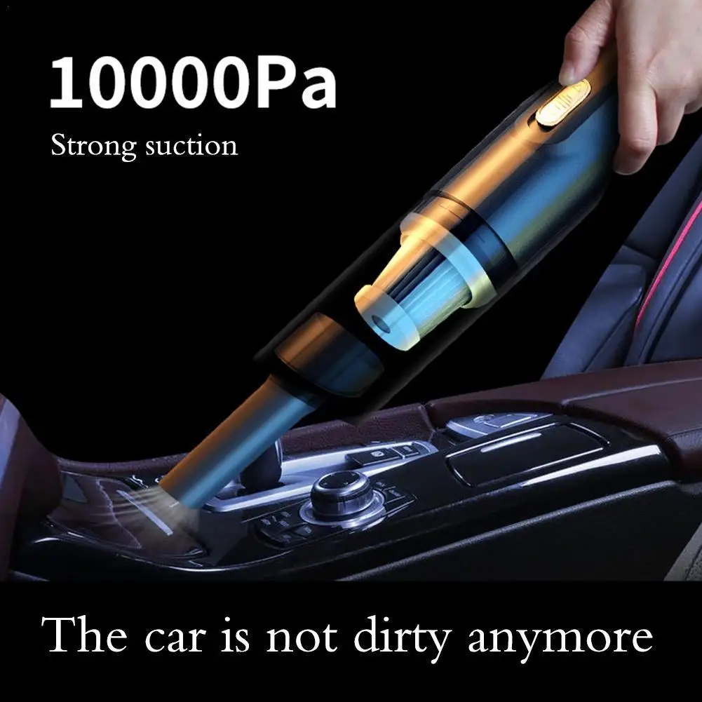 

Беспроводной портативный автомобильный пылесос, 120 Вт, 10000 Па