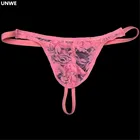 Стринги мужские кружевные, прозрачные, цвет в ассортименте, s-4XL, 1 шт