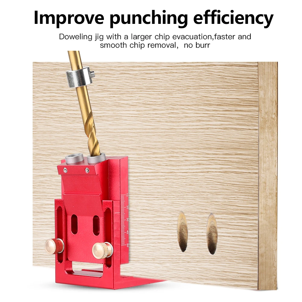 Карманный дюбель для деревообработки зажим дюбеля из сплава сверление по дереву