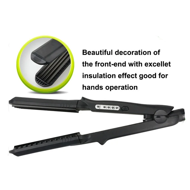 2 в 1 Профессиональный Выпрямитель для волос щипцы завивки отрицательные ионы