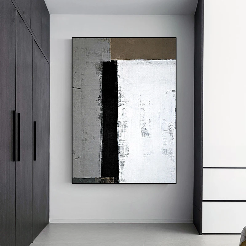 

Aesthetic Room Decor Hand Painted Canvas Oil Painting Home Decoration Accessories For Living Room Abstract Wall Hanging Unframed