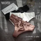 Хлопковые женские трусики VDOGRIR, бесшовные, спортивные, с низкой талией, прочные трусики, удобные, нижнее белье Танга