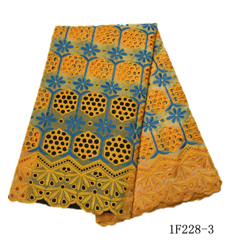 

Fashion African Swiss Cotton Voile Lace In Switzerland Minial Holes Design Nigerian Tulle Lace Fabric Stoned For Dress 1F228