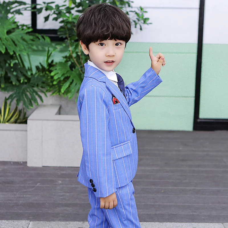 Комплект из 2 предметов для мальчиков в полоску белый и черный цвета