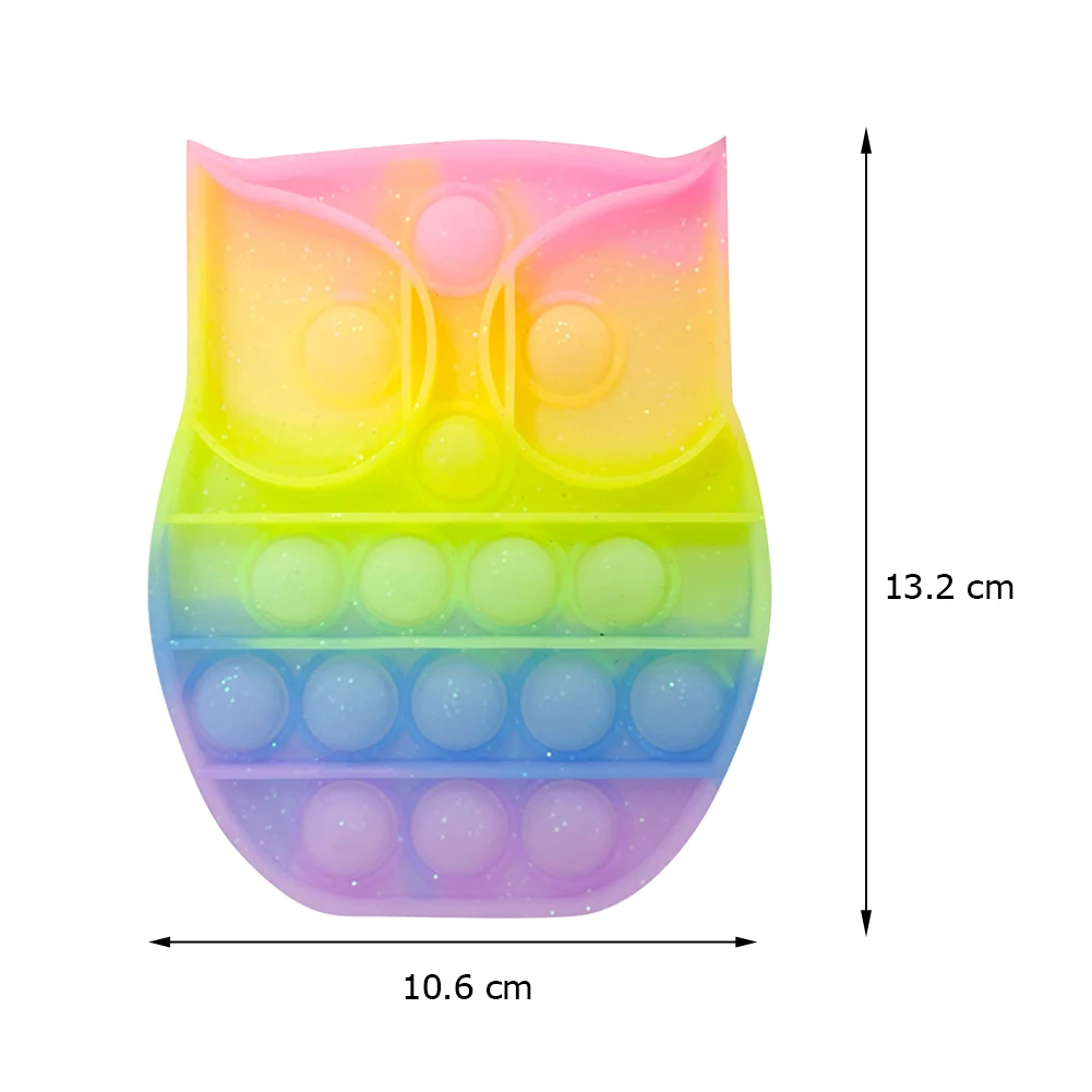 Juguetes sensoriales para adultos y ni&ntilde;os, Tortuga de colores, Burbuja de silicona, alivio del estr&eacute;s del autismo, alivio de la ansiedad, Juguetes Divertidos-4