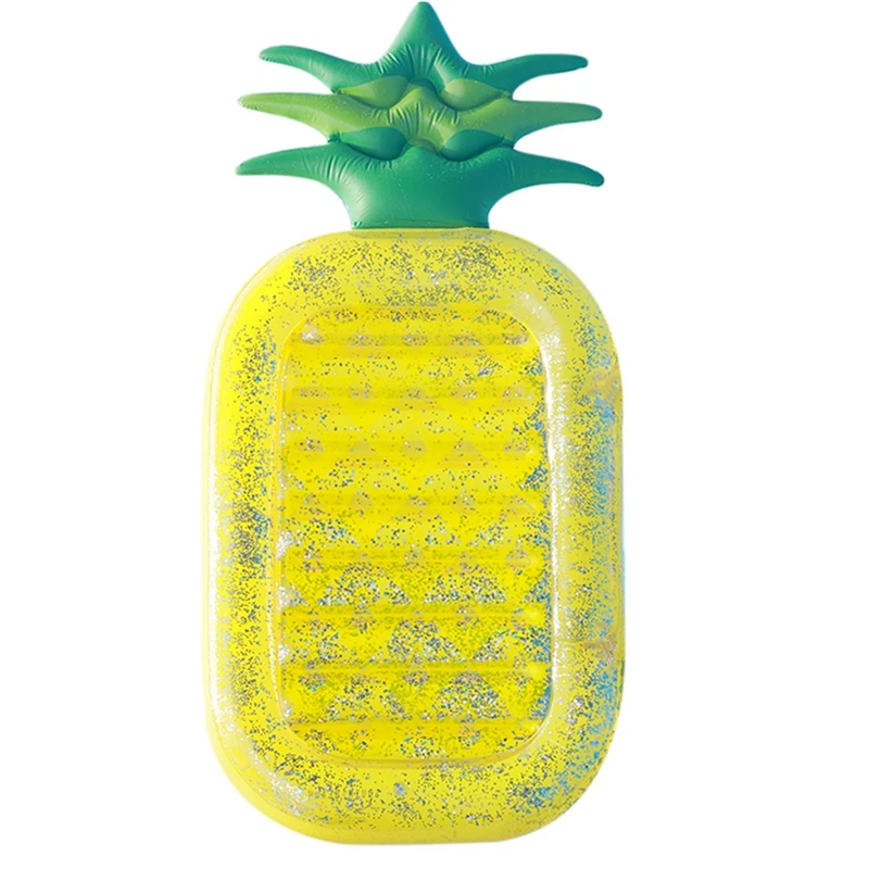

Sequined Inflatable PVC Adult Casual Entertainment Water Pineapple Floating Row Chair Fruit Mount Sand Beach Supplies Hot