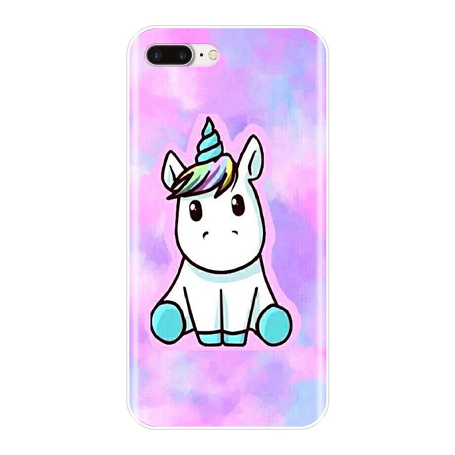 Phone Case For iPhone 6 S 6S 7 8 11 Pro X XR XS Max Silicone Cute Rainbow Unicorn Soft Cover Apple Plus | Мобильные телефоны и
