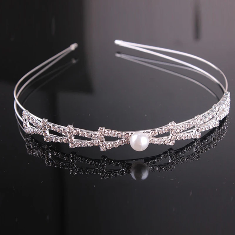 Тиары и короны с кристаллами для девочек повязка на голову в стиле принцессы