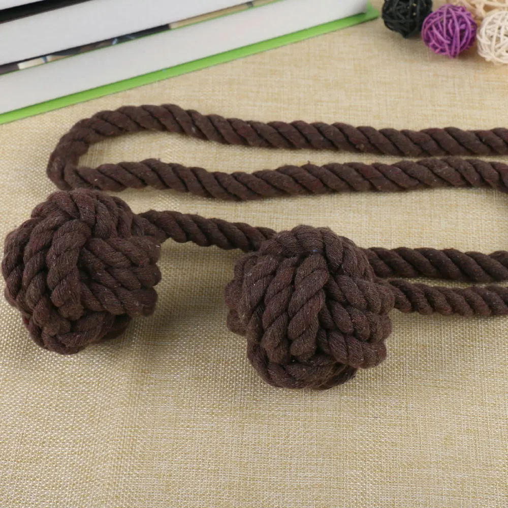 Занавеска из хлопчатобумажной веревки с бретельками и бахромой украшение для