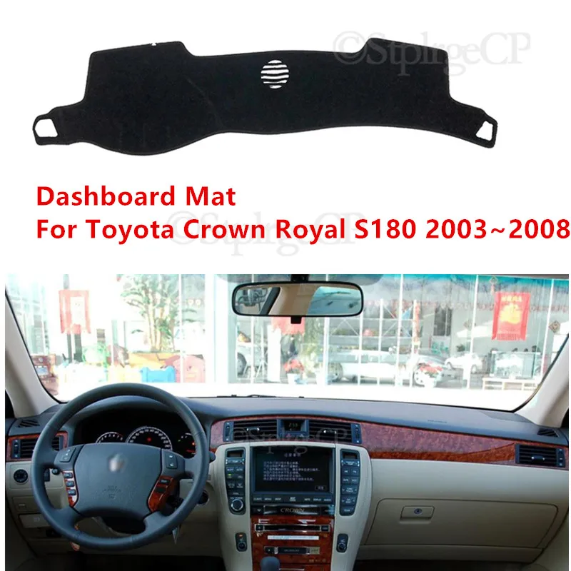 

for Toyota Crown Royal S180 2003~2008 High Quality Car dashboard Avoid light pad Instrument platform desk cover Mat Carpets