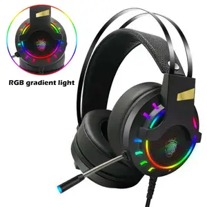 Gaming Headphones Wired Headset Gamer PC Headsets Stereo Bass Surround
Sound Microphone Overear Laptop Tablet Gamer With Mic