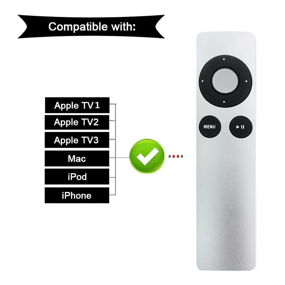 Control For Apple Tv  Remote Tv1 Tv2 Tve Mini Controller For