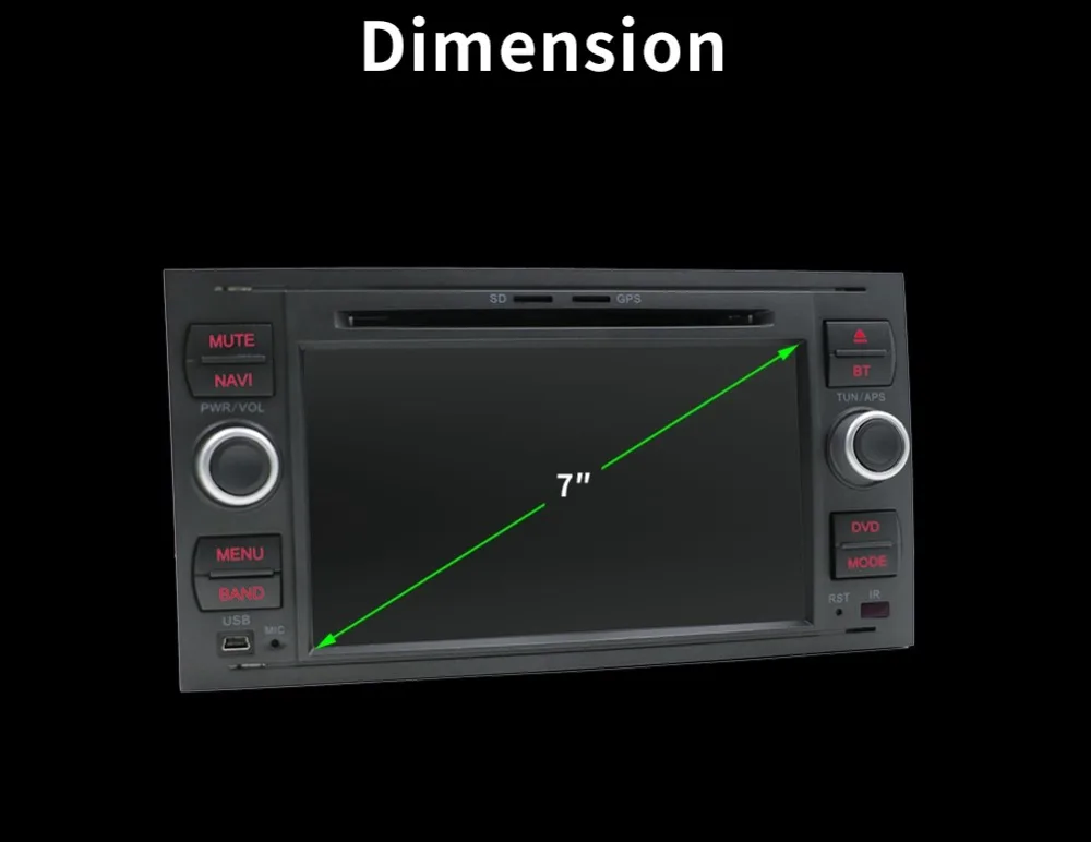 Bosion 2din android 9,0 радио автомобиль для фокуса s-max подключения mondeo dvd-плеер автомобиля с gps navi FM BT стерео камера canbus