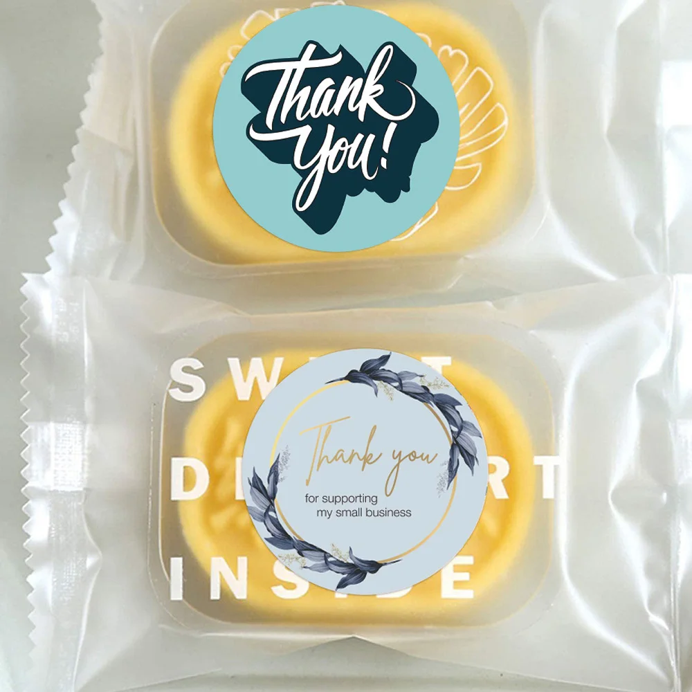 

1.5" Big Size Rose Gold Thank You Stickers for My Small Seals Business Packages Envelopes Mail Wedding Birthday Gift Shop Labels