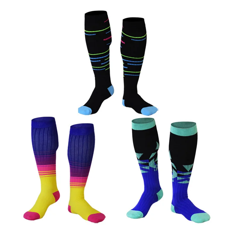 

Unisex Sports Compression Socks High Quality Nylon Elastic Stockings Professional Outdoor Running Cycling Socks