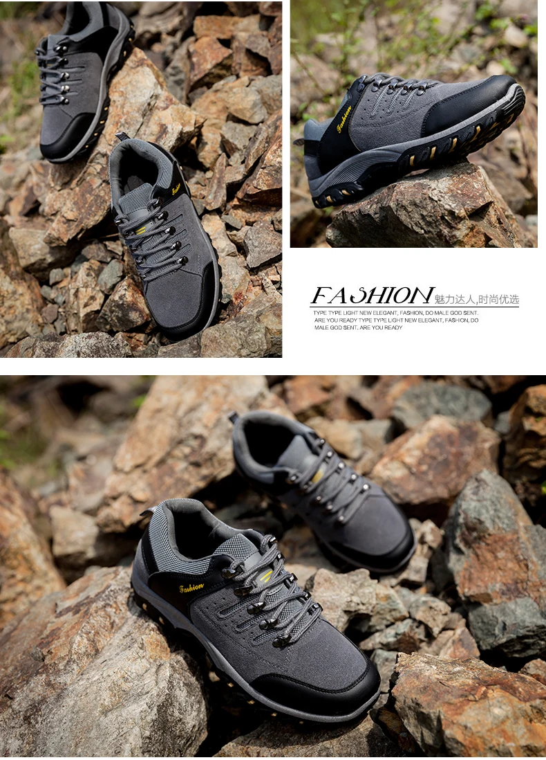 Новинка года; мужская повседневная обувь; Zapatos de Hombre; удобная Водонепроницаемая уличная походная обувь; сезон весна-осень; резиновые кроссовки