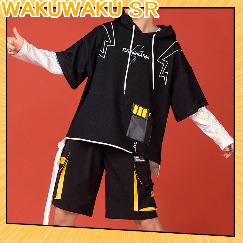 В наличии аниме Моя геройская Академия WakuWaku-SR костюм для косплея боку каминари