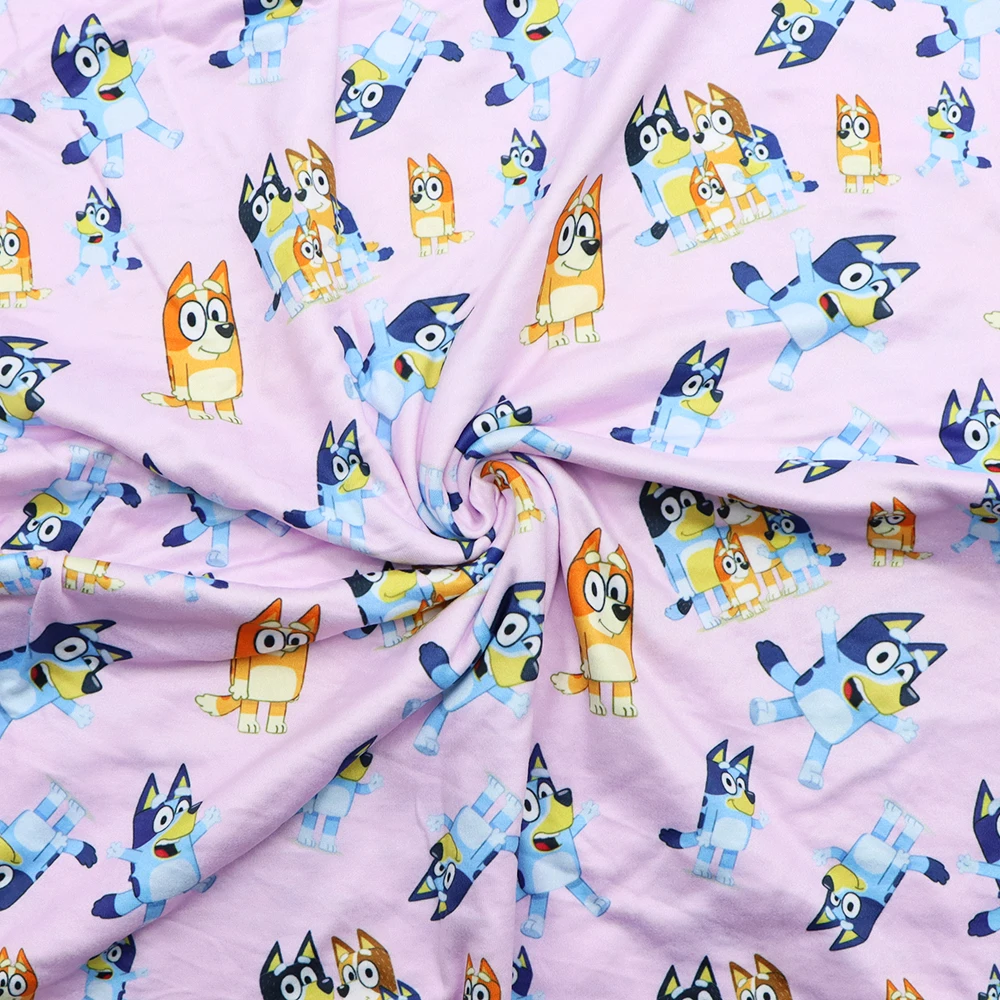 Рождественская Лоскутная ткань из полиэстера и хлопка с собакой 100%