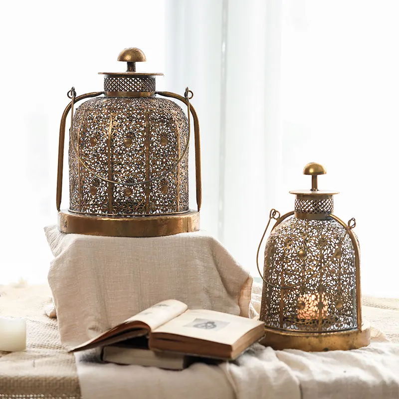 

Марокканские свечи, декоративный центральный элемент, кованые железные подсвечники, садовая винтажная люстра, подсвечник BY50ZT
