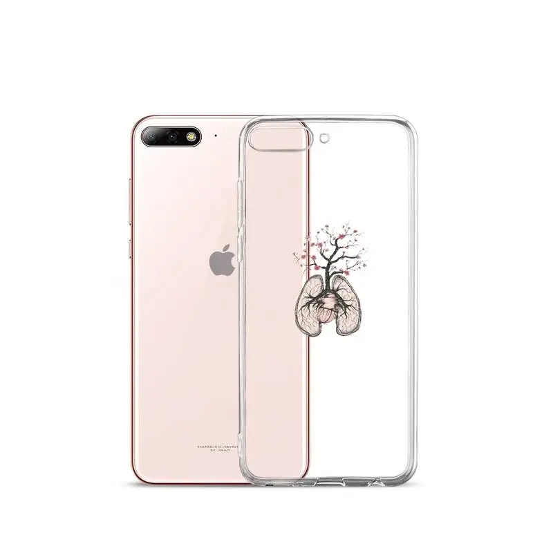 

Great Aesthetic Flower art Phone Case Transparent Clear for iPhone 11 12 mini pro XS MAX 7 8 6 6S Plus X 5S SE 2020 XR