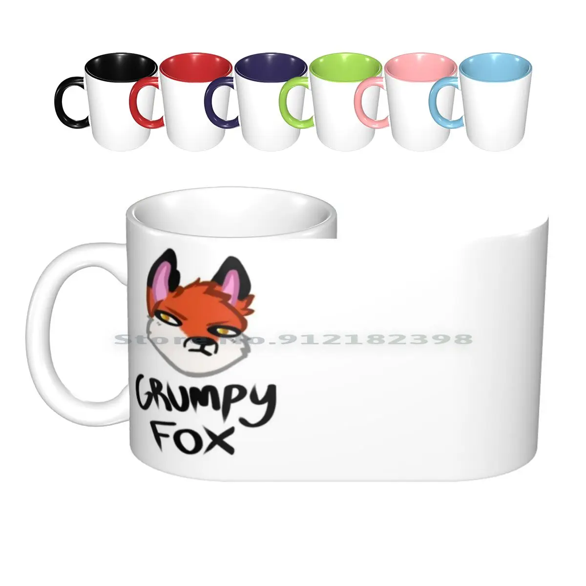 Грумпи Лис керамические кружки кофе чашки молоко чай кружка животное животные меховые фурри фандом фуррифандом фурсона фурсьют.