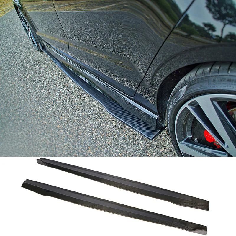 Carbon Fiber Side Skirts Bumper Kits for Audi A3 S3 RS3 Sedan 4-Door 2014 2015 2016 2017 2018 2019 Bodykits | Автомобили и
