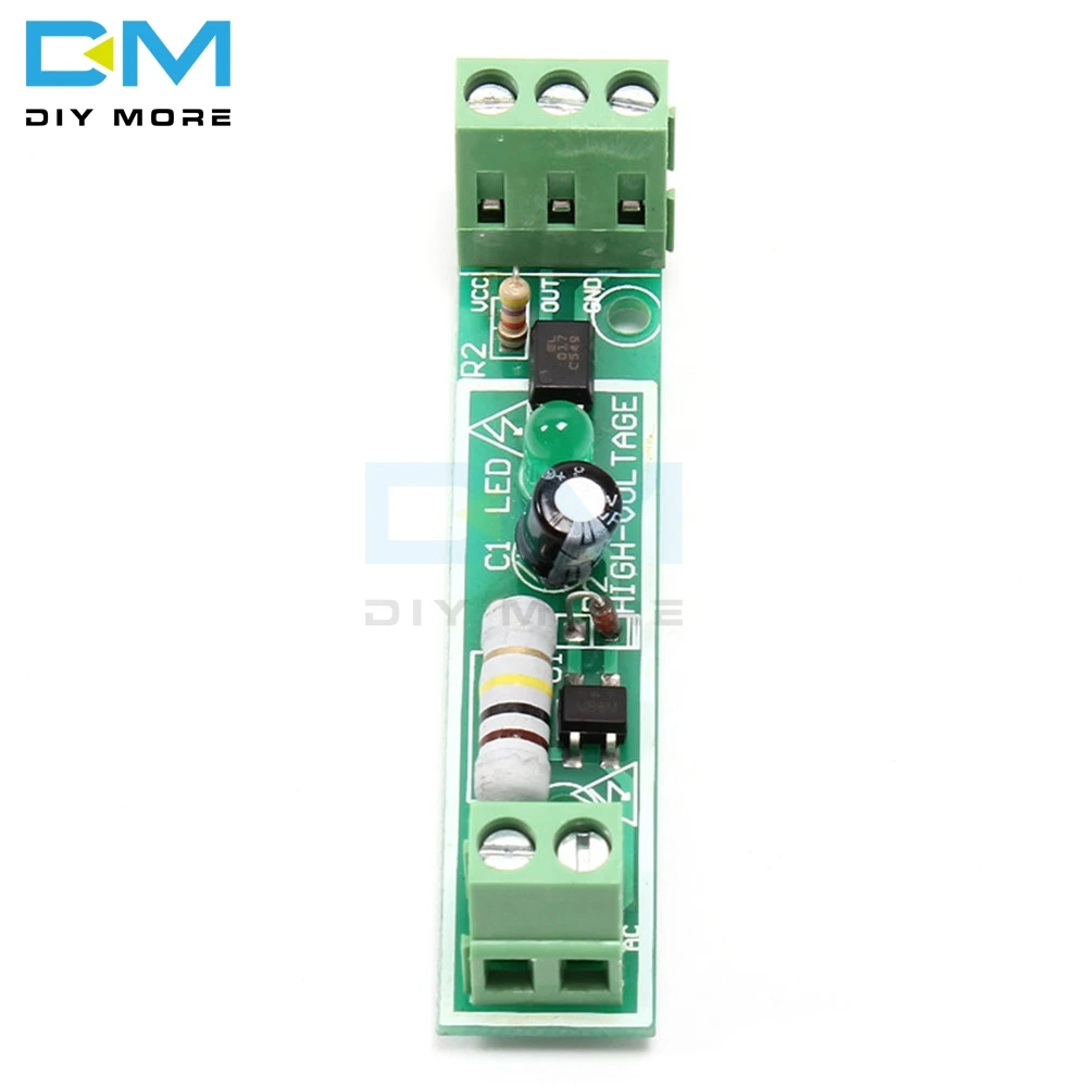 1-Bit AC 220V Optocoupler изоляционный модуль обнаружения напряжения Адаптивная плата для
