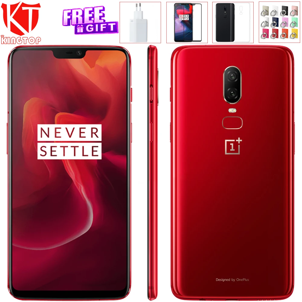 Оригинальный Oneplus 6 мобильный телефон 28 'ƌ ГБ ОЗУ 64 Гб ПЗУ Snapdragon 845 Android 8 1