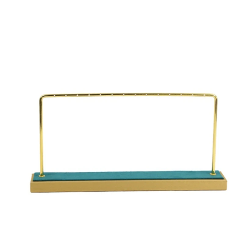 

Pendant Necklace Display Holder Earrings Ring Display Stand Solid Wood Chain Showcase