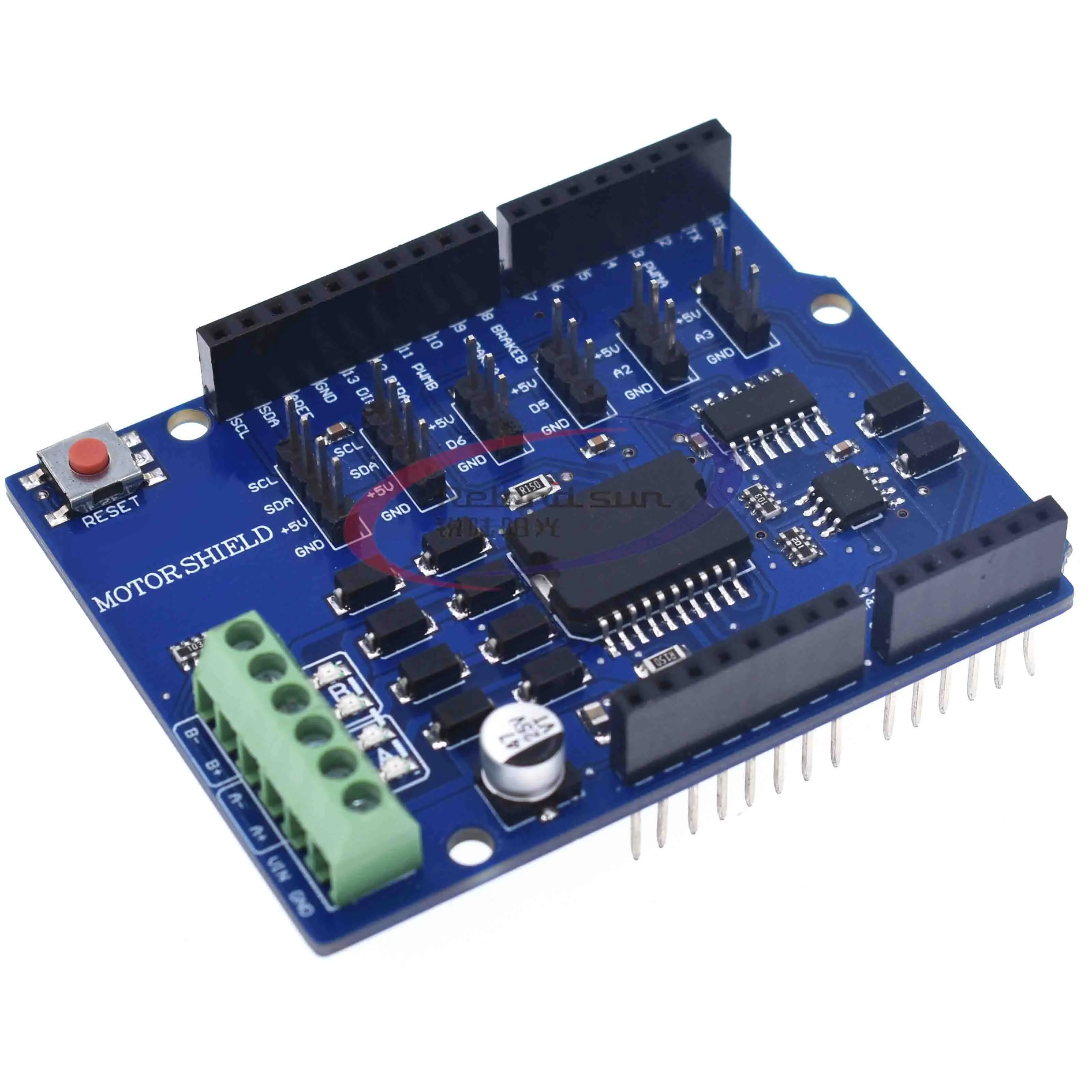 L298P Shield R3 модуль драйвера двигателя постоянного тока 2A H-Bridge 2 way от 5 в до 12 В |