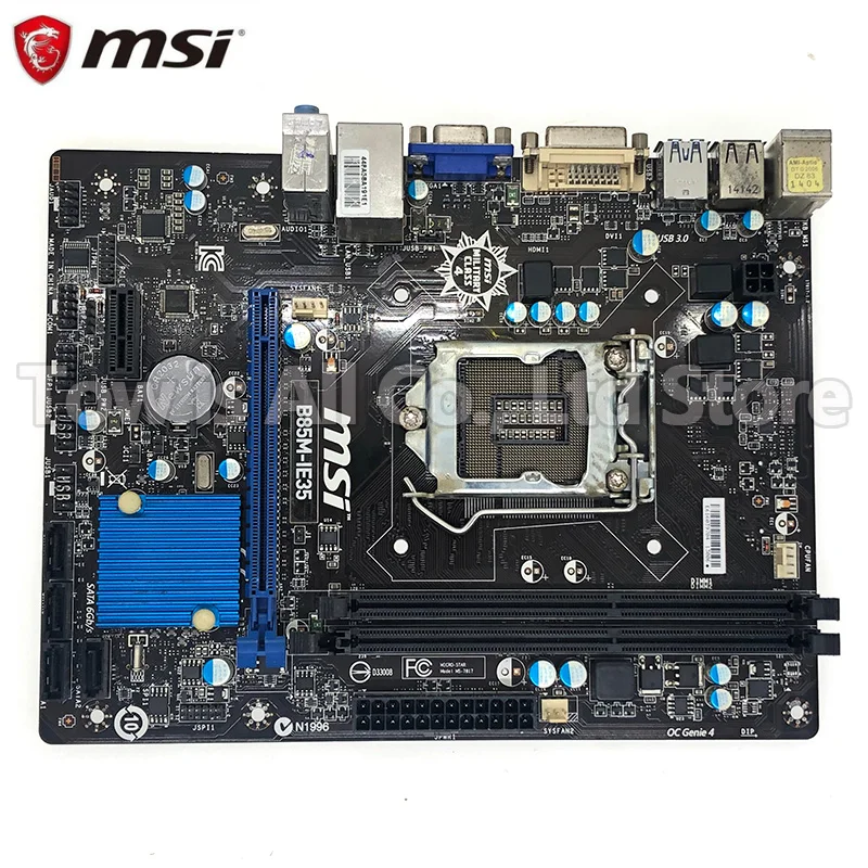 MSI B85M IE35 оригинальная материнская плата LGA 1150 DDR316B USB3.0 SATA III B85 б/у рабочего