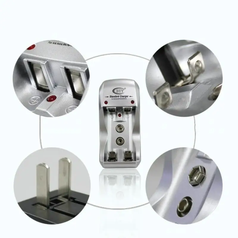 

2 slot Battery Charger Accessories Digital world Intelligent Fast Led Charger for AA / AAA Ni-Mh / Ni-Cd battery EU/US Plug