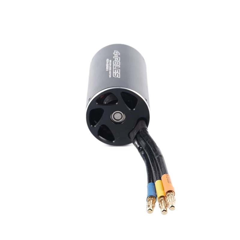

High Performance 4074 2250KV 4 Poles Brushless Sensorless Motor for 1000mm (or Above) RC Boat Black