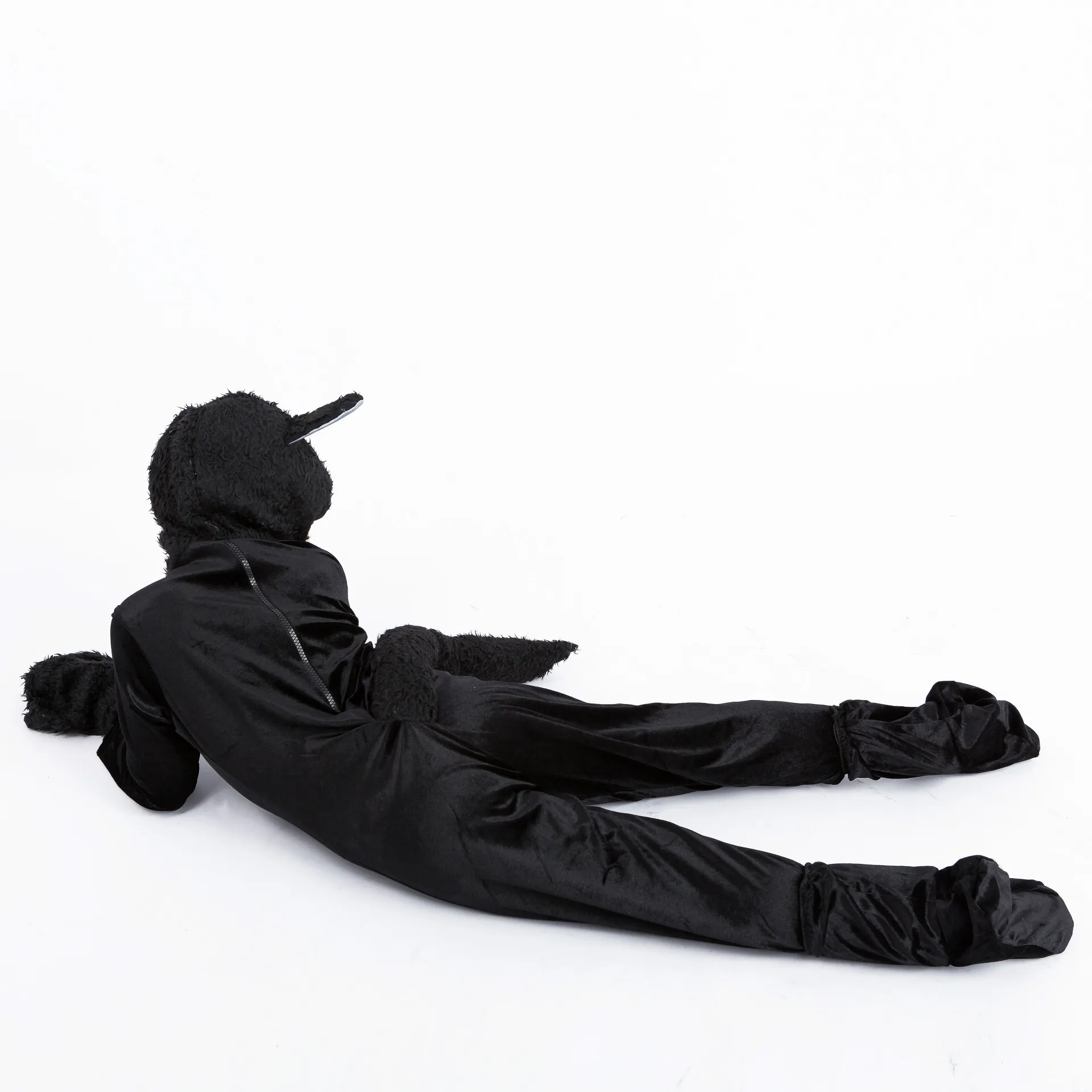 

Kids Boys Girls Black Cat Animal Masquerade Cosplay Jumpsuit Gloves Hat Set Children Halloween Pretend Play Costume Outfits