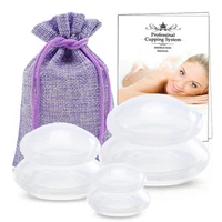 1pc silicone massage cups anticellulite cups set vacuum cup set massageador facial massage cups facial suction cups
