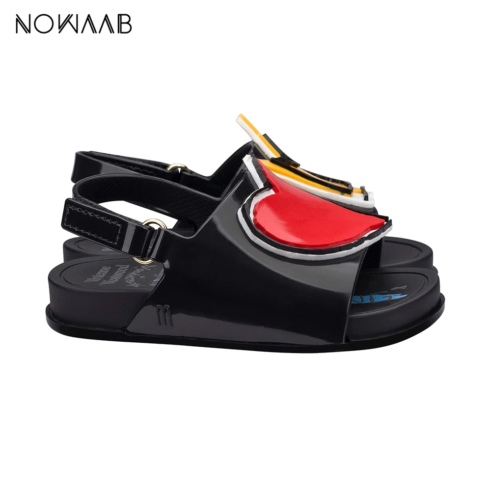 Мини Мелисса пляжные сандалии 2019 летняя одежда для мальчиков и девочек