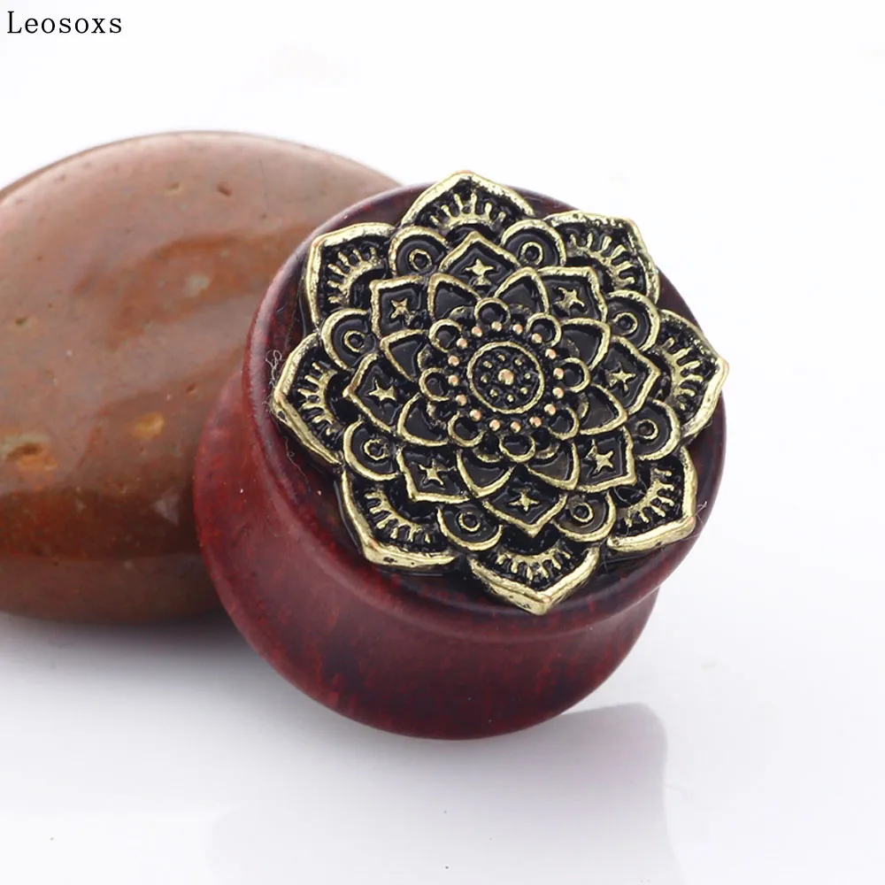 

Leosoxs 1 piece Violet Wood Ear Enlarging Ear Auricle Piercing Jewelry EAR TUNNEL Ear Plugs