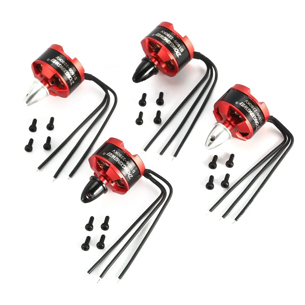 Новинка высокое качество 4 шт. Racerstar Racing Edition 1806 BR1806 2280KV 1-3S бесщеточный двигатель