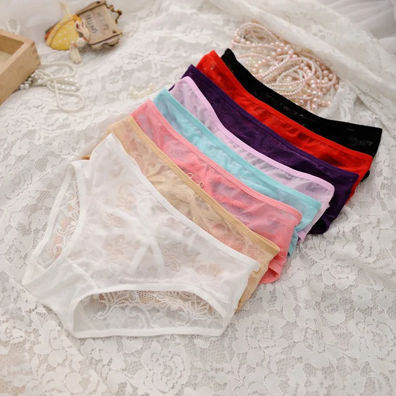 1 шт. женские прозрачные трусики-стринги с низкой посадкой | Женская одежда