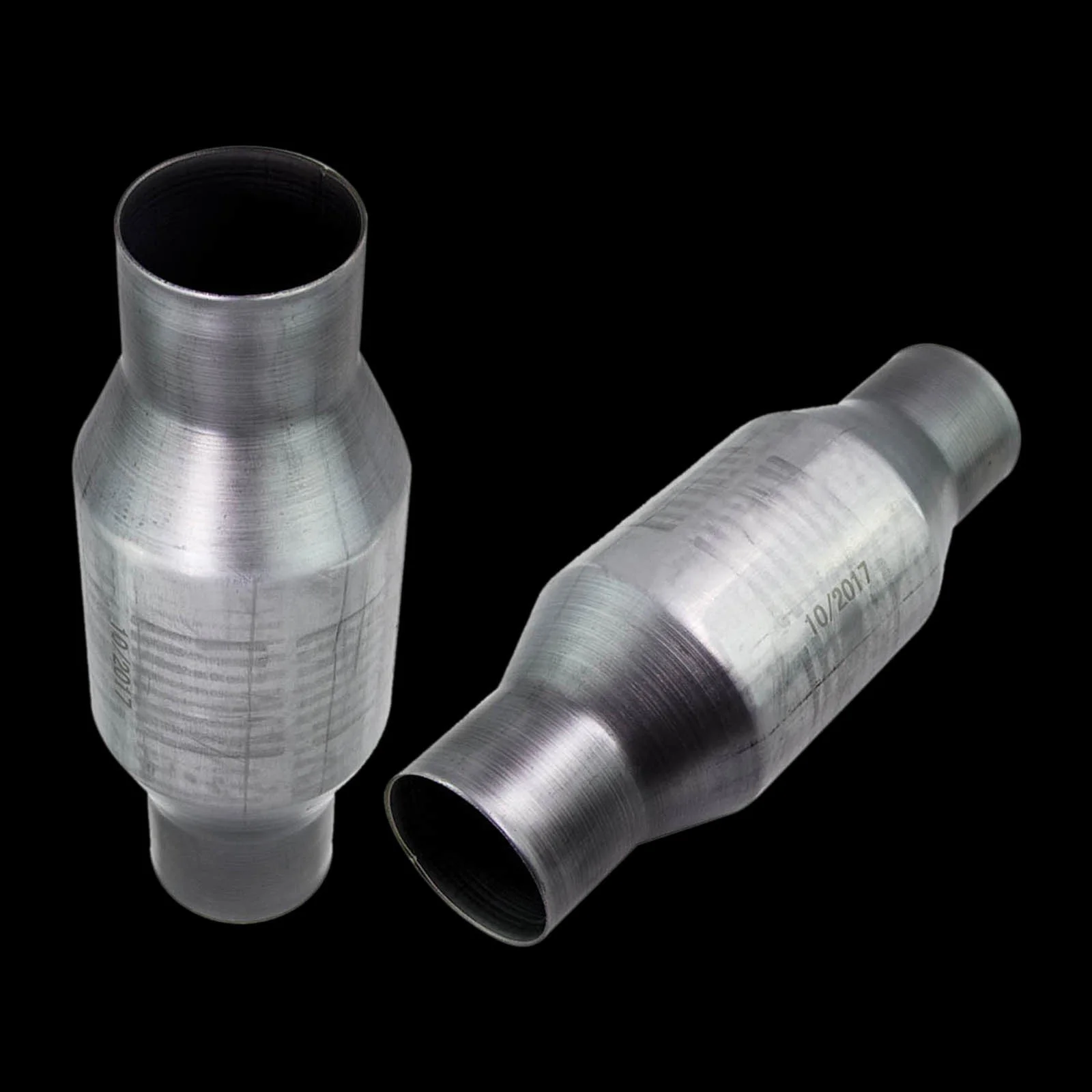 

2 Pcss 2.5in Inlet/Outlet Universal Catalytic Converter High Flow 410250