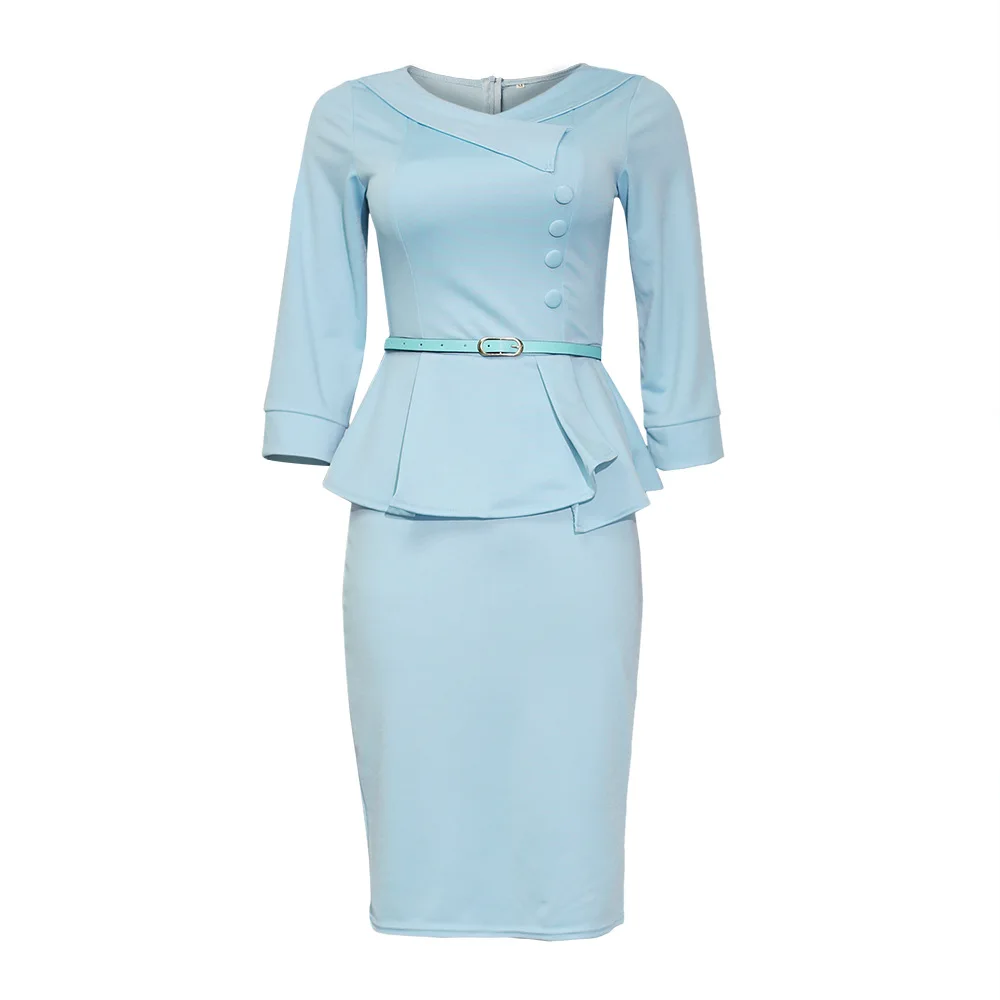 Новое поступление 2020 осеннее платье в африканском стиле с круглым вырезом и