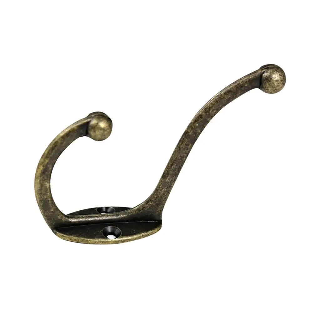 Vintage Bronze Home Furniture Wardrobe Wall Mount 1-Hook Clothes Towels Hanger household Organizer Storage Rack Holder Hook