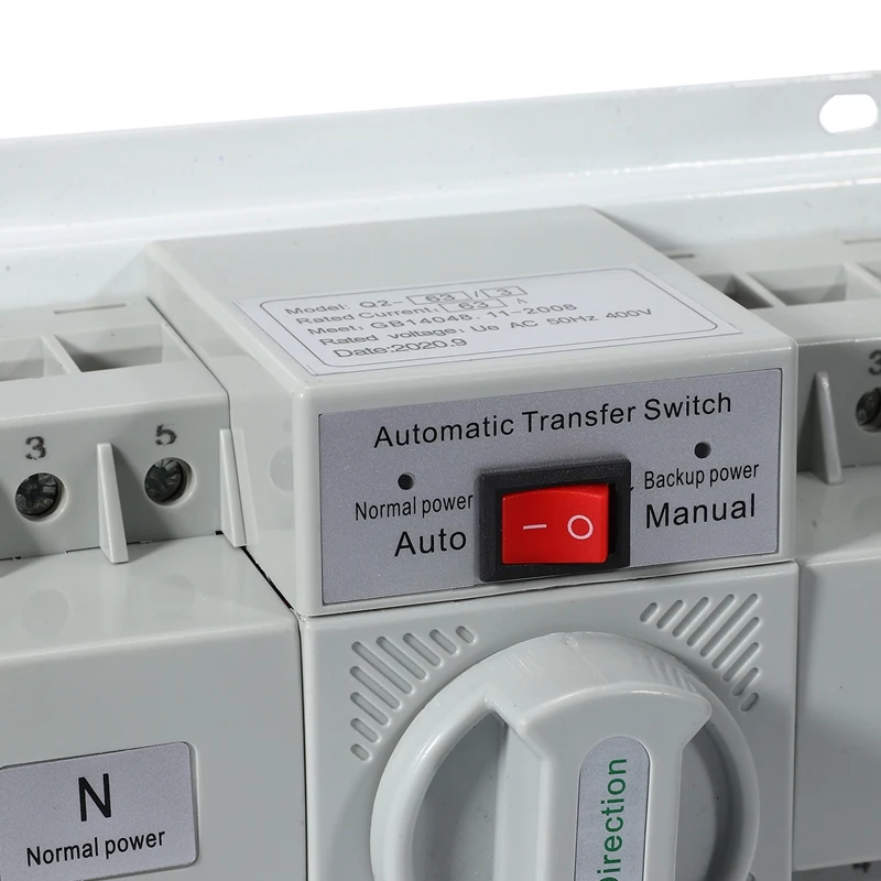 

3P 63A 380V Dual Power Automatic Transfer Switch MCB Type Power Automatic Transfer Switch ATS Automatic Power Converter