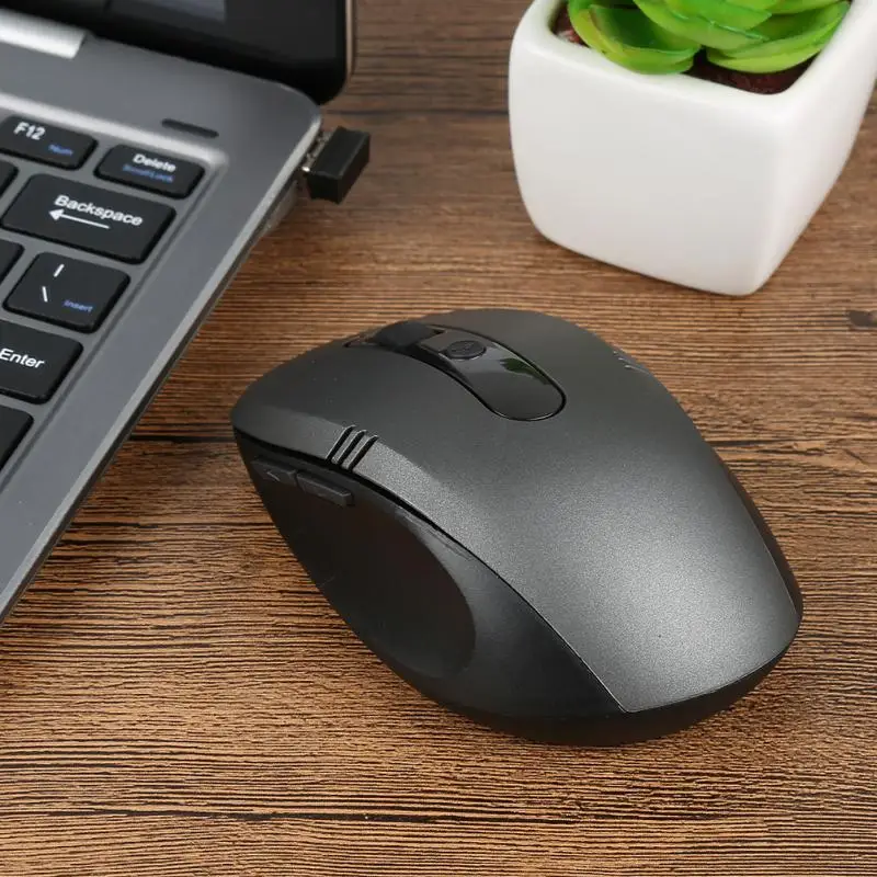 Черная синяя серая красная мышь 2 4 ГГц Беспроводная оптическая портативная с 6