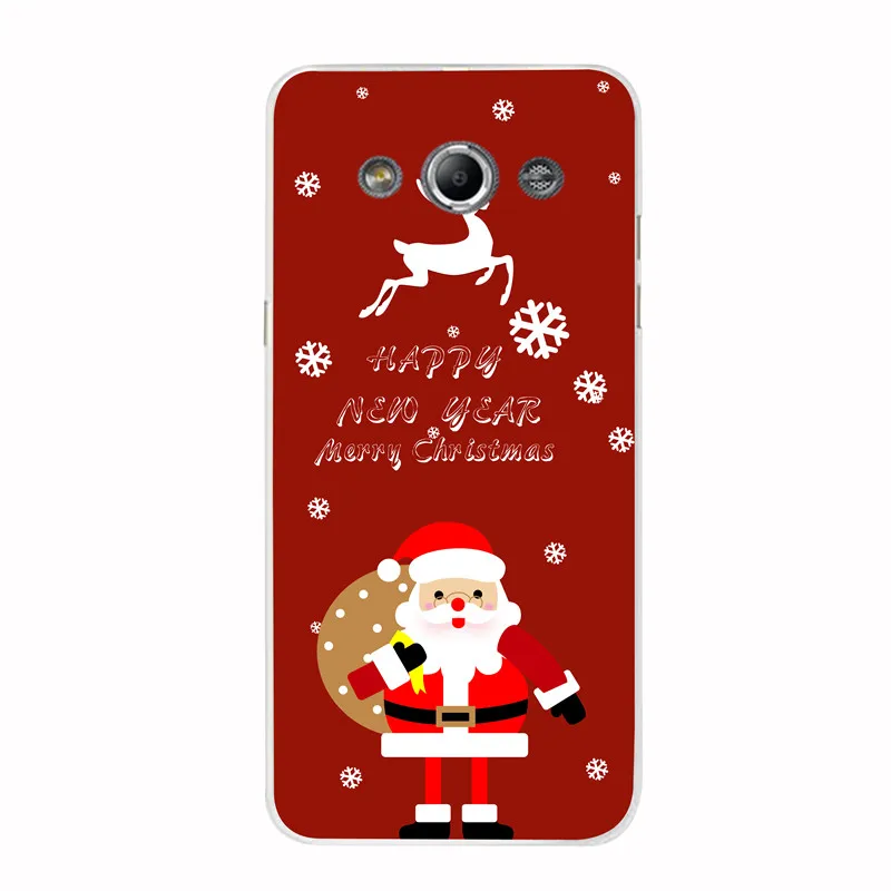 Christmas Case For Samsung Galaxy Xcover 3 Cover Soft Silicon Back Cases for XCover3 G388F Shell Painted New Year |