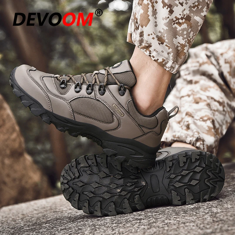 Туристические ботинки 2019 года для походов по горам, открытых пространств и охоты, водонепроницаемые, для треккинга и спортивных прогулок, кроссовки для мужчин, размер EU 49.
