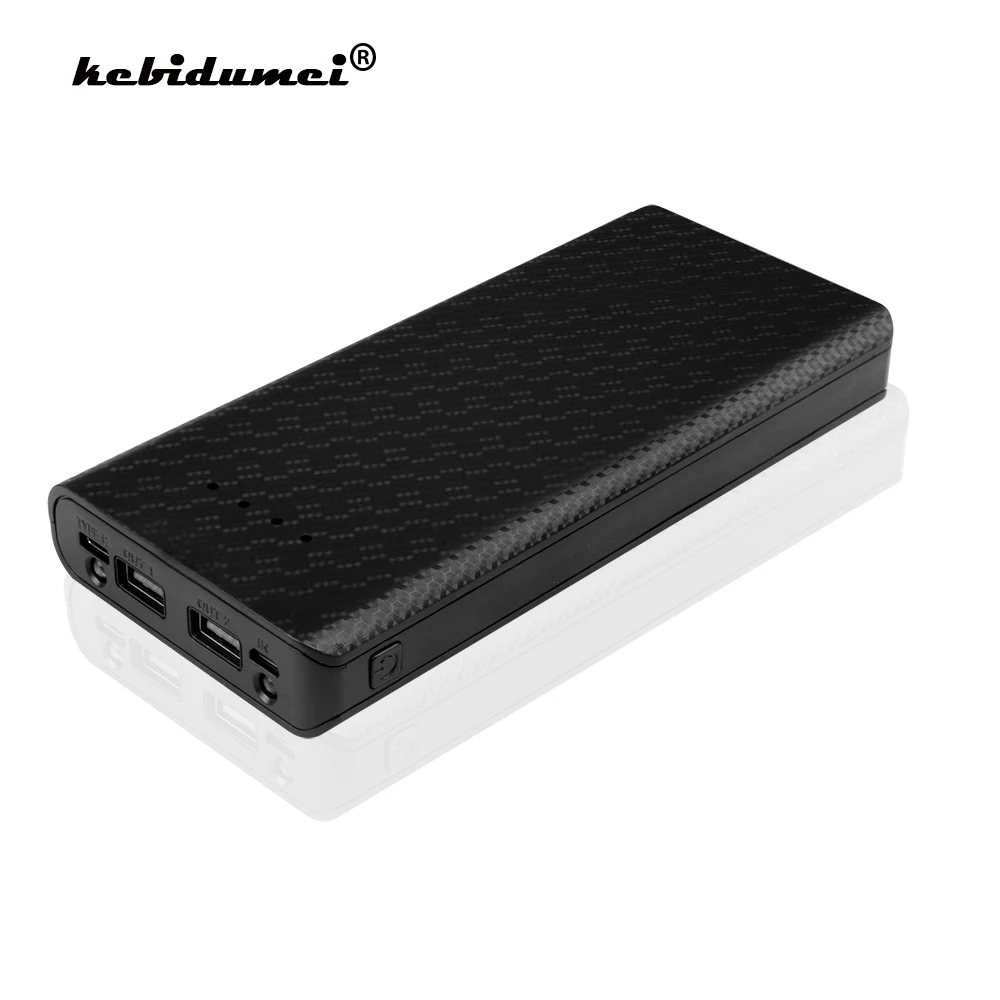 8*18650 Power Bank кабель с разъемом типа C USB батарейный блок 20000 мАч мобильный телефон