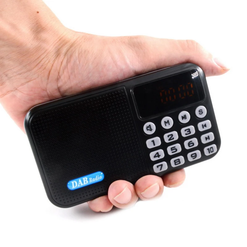 Портативное цифровое радио DAB 3 5 мм гарнитура с разъемом портативное FM