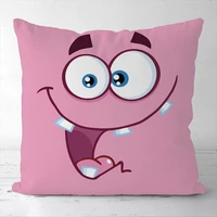 custom wacky pillow square pillowcases pillow cover decor for sofa bed room cushion case 45x45cmone side21 0829 51