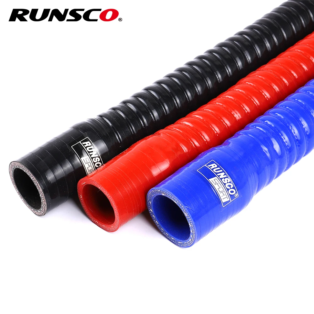 Car Silicone Flexible Hose ID 42 51 55 57mm for Water Radiator Tube Air Intake High Pressure Rubber Joiner Pipe For Toyota | Автомобили и